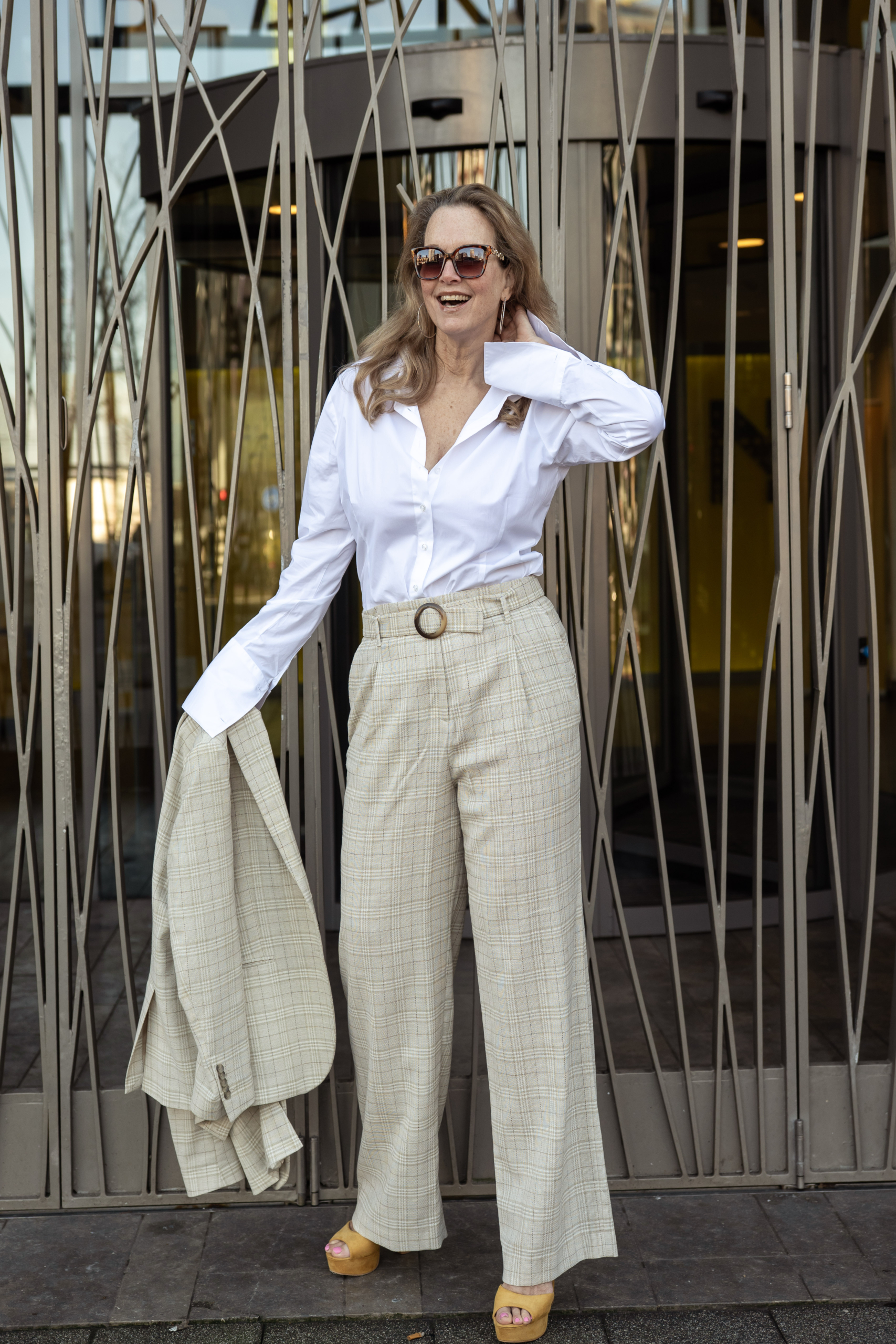 bandplooi dames pantalon van nan
